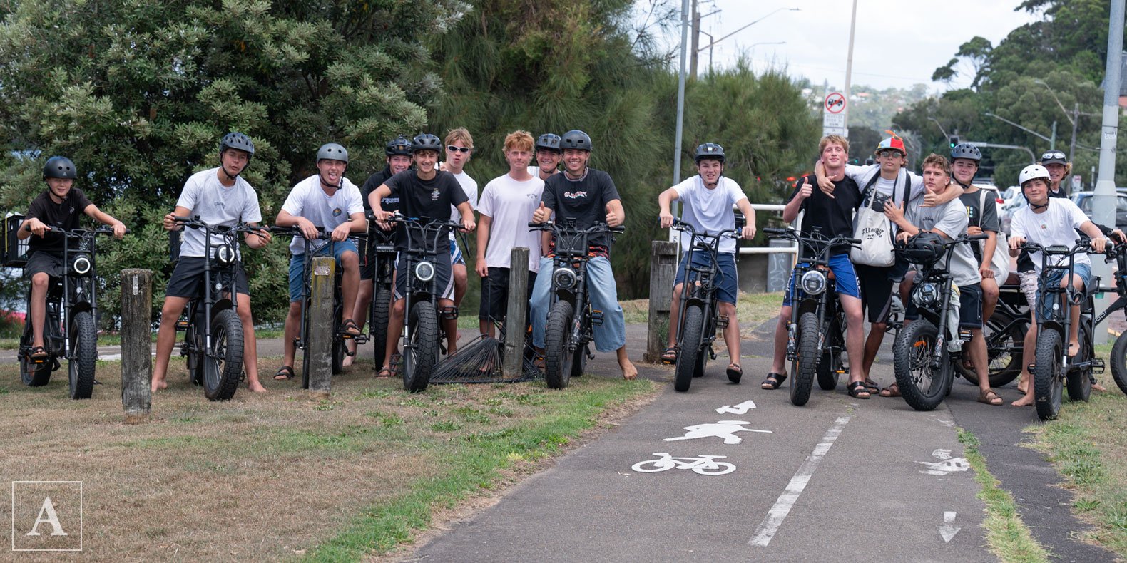 Boys who witnessed a police pursuit at North Narrabeen Boys who witnessed a police pursuit at North Narrabeen