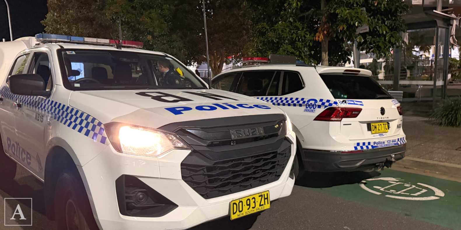 NSW Police respond to a bus stop near Lighthouse Square at Howard Avenue, Dee Why NSW Police respond to a bus stop near Lighthouse Square at Howard Avenue, Dee Why