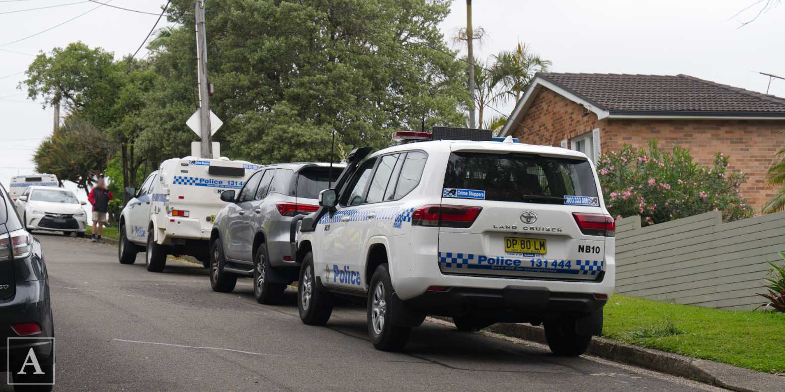 NSW Police and NSW Ambulance at Carpenter Crescent, Warriewood